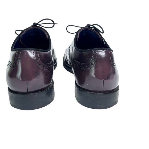 Cole Haan Grand OS Mens Perforated Cap Toe Dress Shoes in Bloodstone 9.5M - Picture 4 of 12